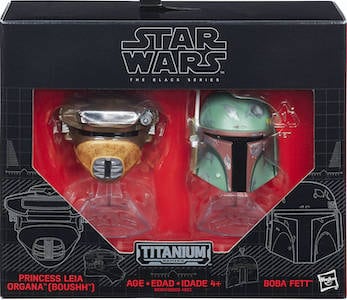 Leia Boushh Boba Fett Titanium action figure