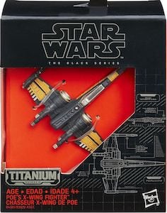 Poe X Wing Titanium action figure