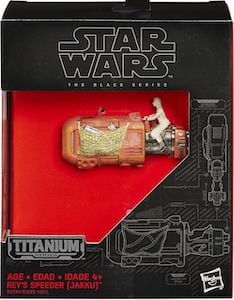 Rey Speeder Titanium action figure