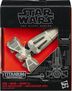 Sith Infiltrator Titanium action figure