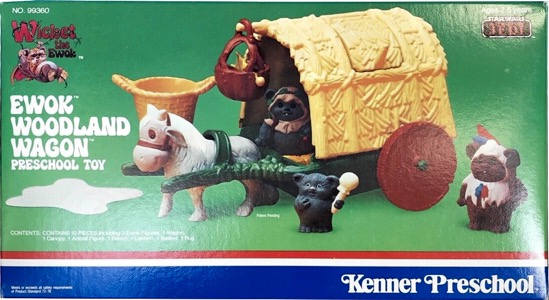 Ewok Woodland Wagon Vintage Collection action figure