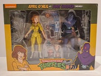 April O Neil Vs Foot Soldier Bashed Cartoon action figure
