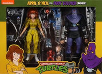 April Oneil Vs Foot Soldier Cartoon Bashed action figure