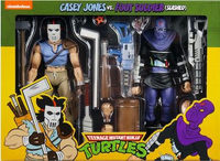 Casey Jones Vs Foot Soldier Cartoon Slashed action figure