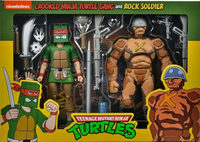 Crooked Ninja Turtle Gang And Rock Soldier Cartoon action figure