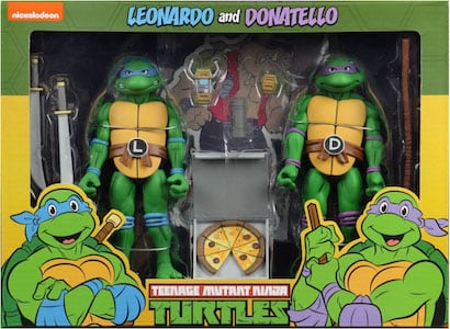 Leonardo And Donatello NECA action figure