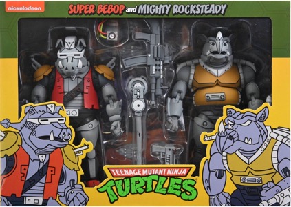Super Bebop And Mighty Rocksteady action figure