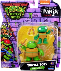 Turtle Tots Raph Mikey action figure