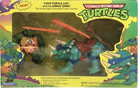 Cave Turtle Leo And His Dingy Dino action figure