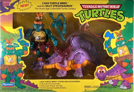 Cave Turtle Mike And His Silly Stegosaurus action figure