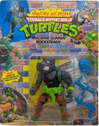 Machine Gunnin Rocksteady action figure