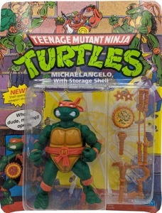 Michaelangelo With Storage Shell Playmates action figure