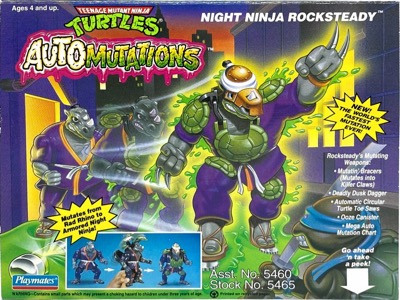 Night Ninja Rocksteady action figure