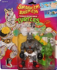 Power Punchin Rocksteady action figure