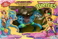 Cave Woman April And Her Radical Raptor action figure
