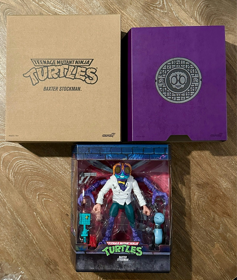 Baxter Stockman Super7 action figure