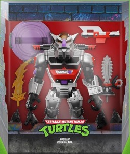 Robotic Rocksteady Super7 action figure