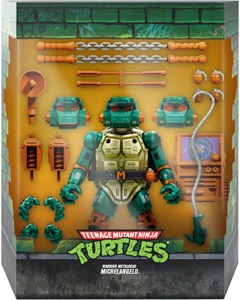 Warrior Metalhead Michelangelo Super7 action figure