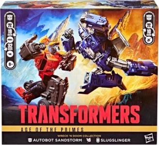 Wreck N Doom Collection Sandstorm And Slugslinger Age Of The Primes action figure