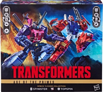 Wreck N Doom Collection Topspin Vs Spinister Age Of The Primes action figure