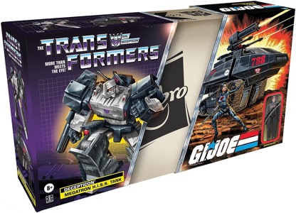 Megatron H I S S Tank With Cobra Baroness action figure