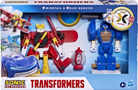 Wingtail And Blue Booster Collaborative action figure