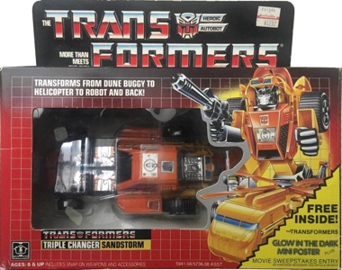 Sandstorm G1 action figure