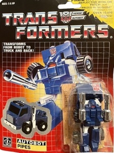Pipes G1 action figure