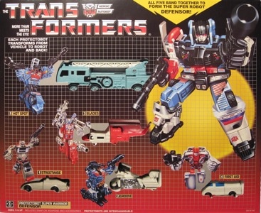 Defensor G1 action figure