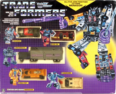 Menasor G1 action figure