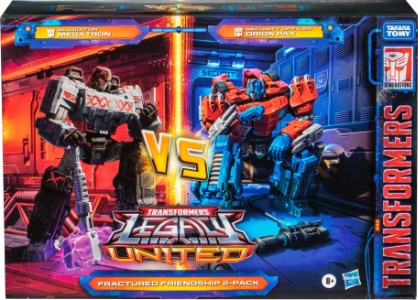 Gladiator Megatron Security Officer Orion Pax Fractured Friendship 2 Pack action figure