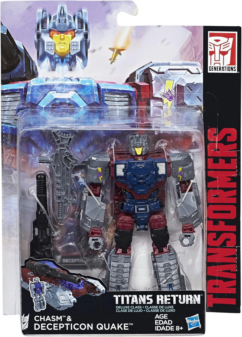 Chasm Decepticon Quake Titans Return action figure