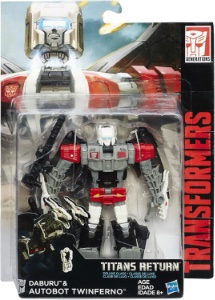 Daburu Autobot Twinferno action figure