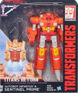 Autobot Infinitus Sentinel Prime Titans Return action figure