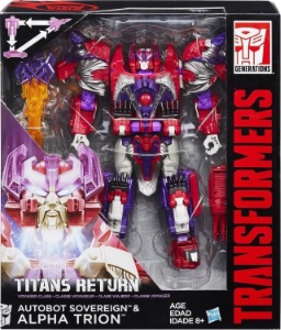 Autobot Sovereign Alpha Trion Titans Return action figure