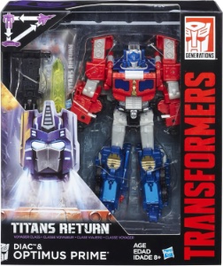 Diac Optimus Prime Titans Return action figure