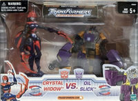 Crystal Widow Vs Oil Slick action figure