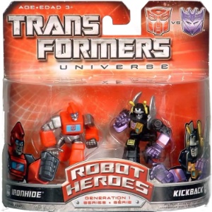 Ironhide Vs Kickback action figure