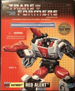 Red Alert Vintage G1 Reissue action figure