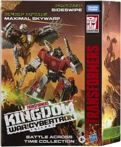 Sideswipe Maximal Skywarp action figure