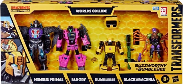 Worlds Collide 4 Pack War For Cybertron action figure