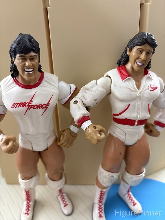 Strike Force Tito Santana Rick Martel Classic Superstars action figure